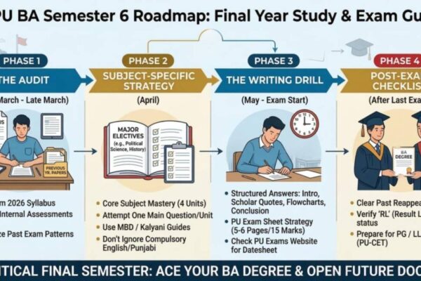 PU BA Semester 6 Roadmap