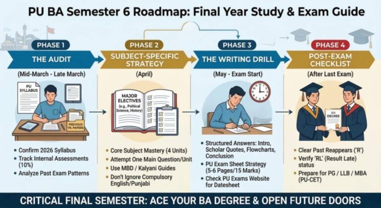 PU BA Semester 6 Roadmap: Final Year Study & Exam Guide